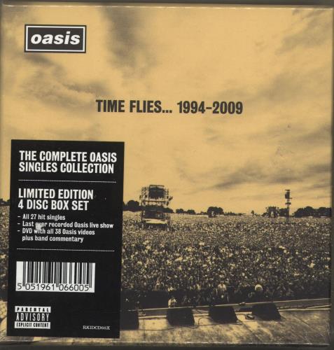 Oasis Time Flies 1994 - 2009 - Sealed UK 3-disc CD/DVD Set (509904)